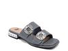 Resort Sandal Blue Denim Fabric view