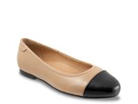 Clara Ballet Flat Beige/Black view