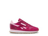 Classic Leather Sneaker - Kids' Berry Rose Pink view