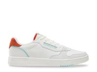 Phase Court Sneaker - Men's White/Light Blue/Rust view