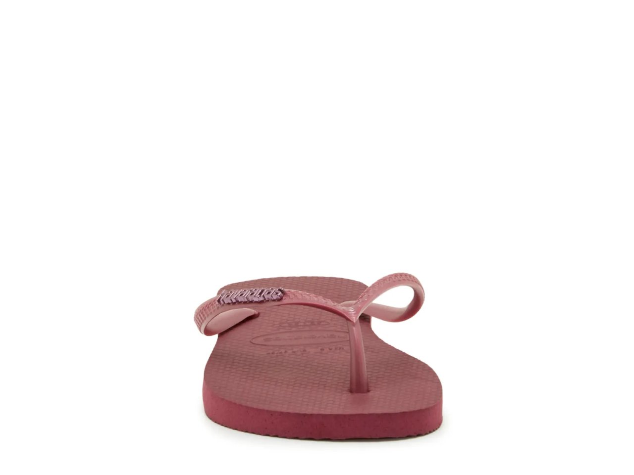 Slim Logo Metallic Flip Flop - Women's