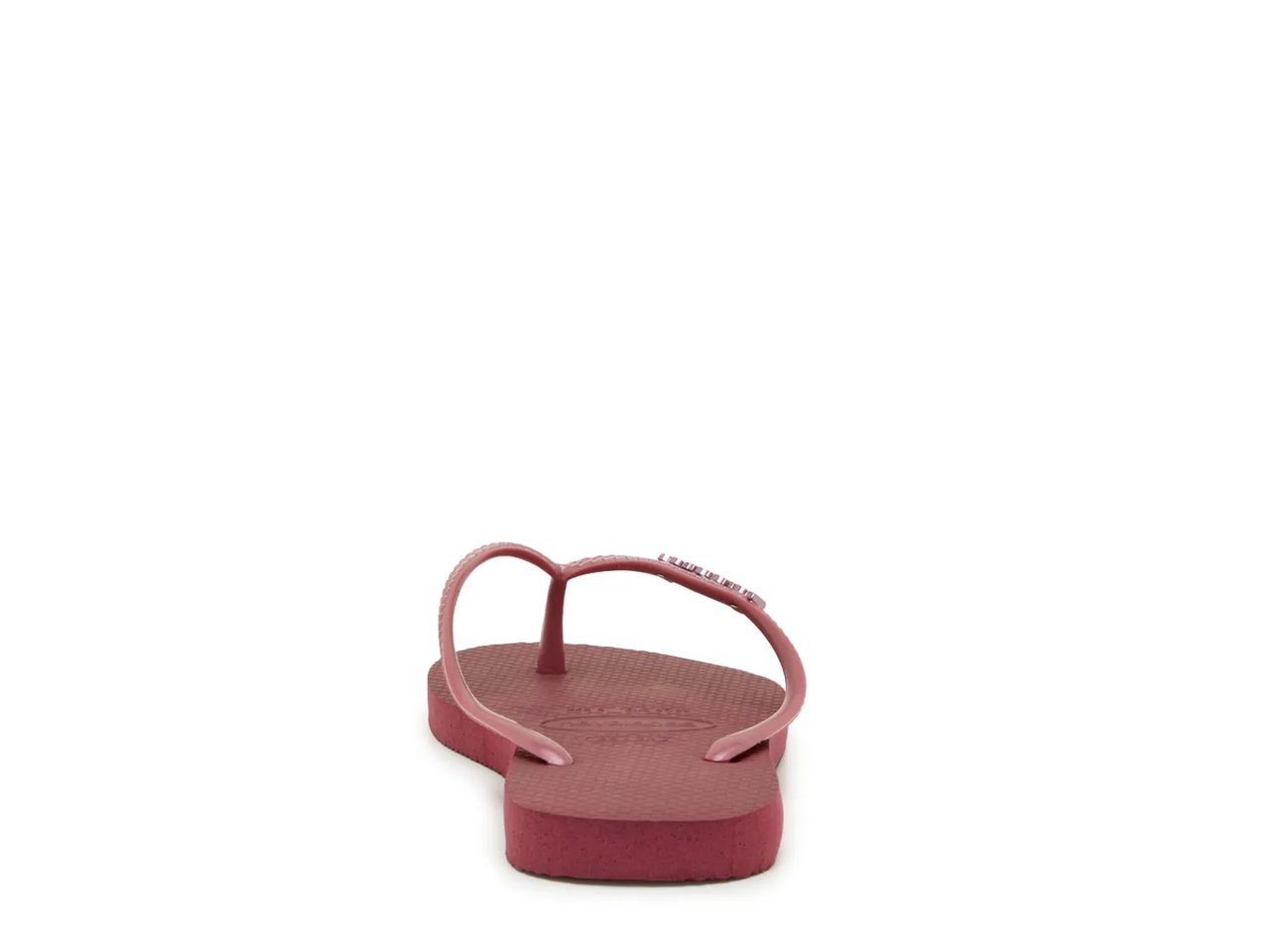 Slim Logo Metallic Flip Flop - Women's
