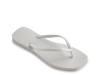 Slim Point Flip Flop - Women's White view