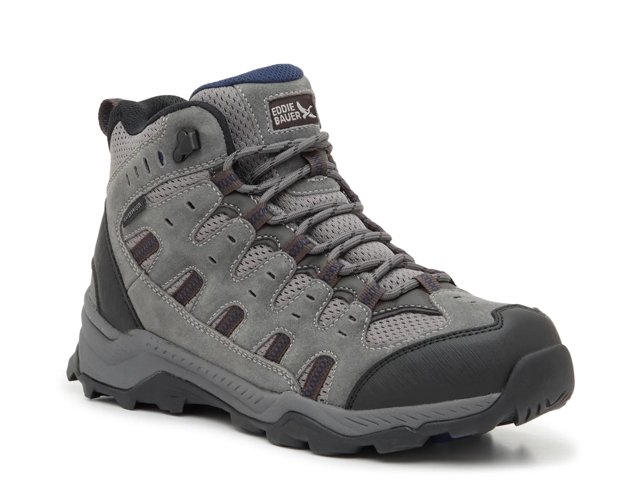 Eddie Bauer Black Lodge Mid Hiking Boot - Men's - Free Shipping | DSW