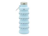 Collapsible 17-Oz. Star Print Water Bottle Light Blue view