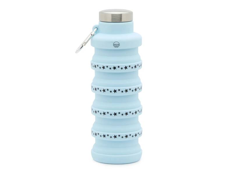 Collapsible 17-Oz. Star Print Water Bottle