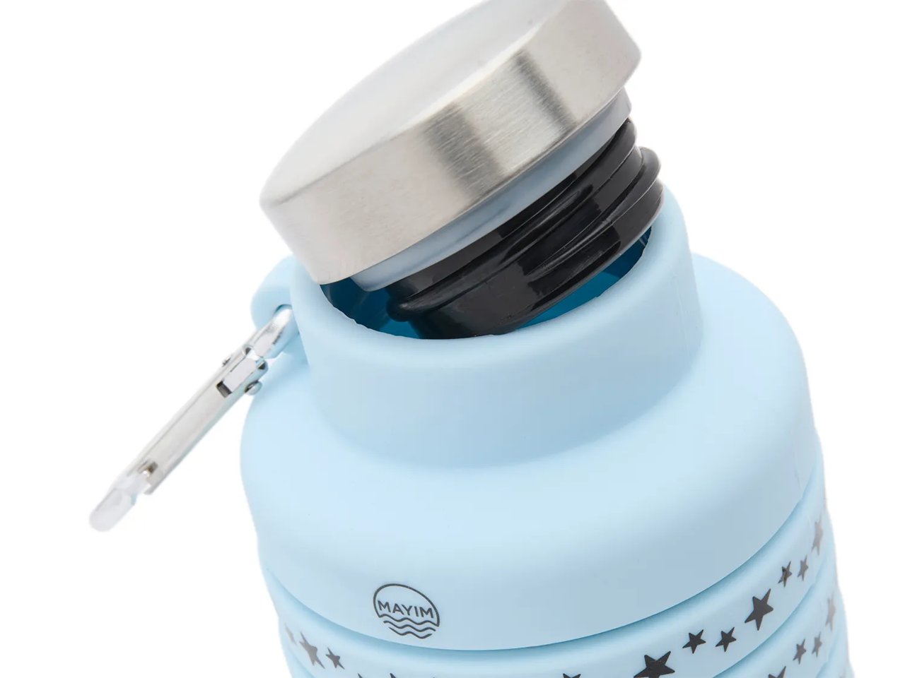 Collapsible 17-Oz. Star Print Water Bottle