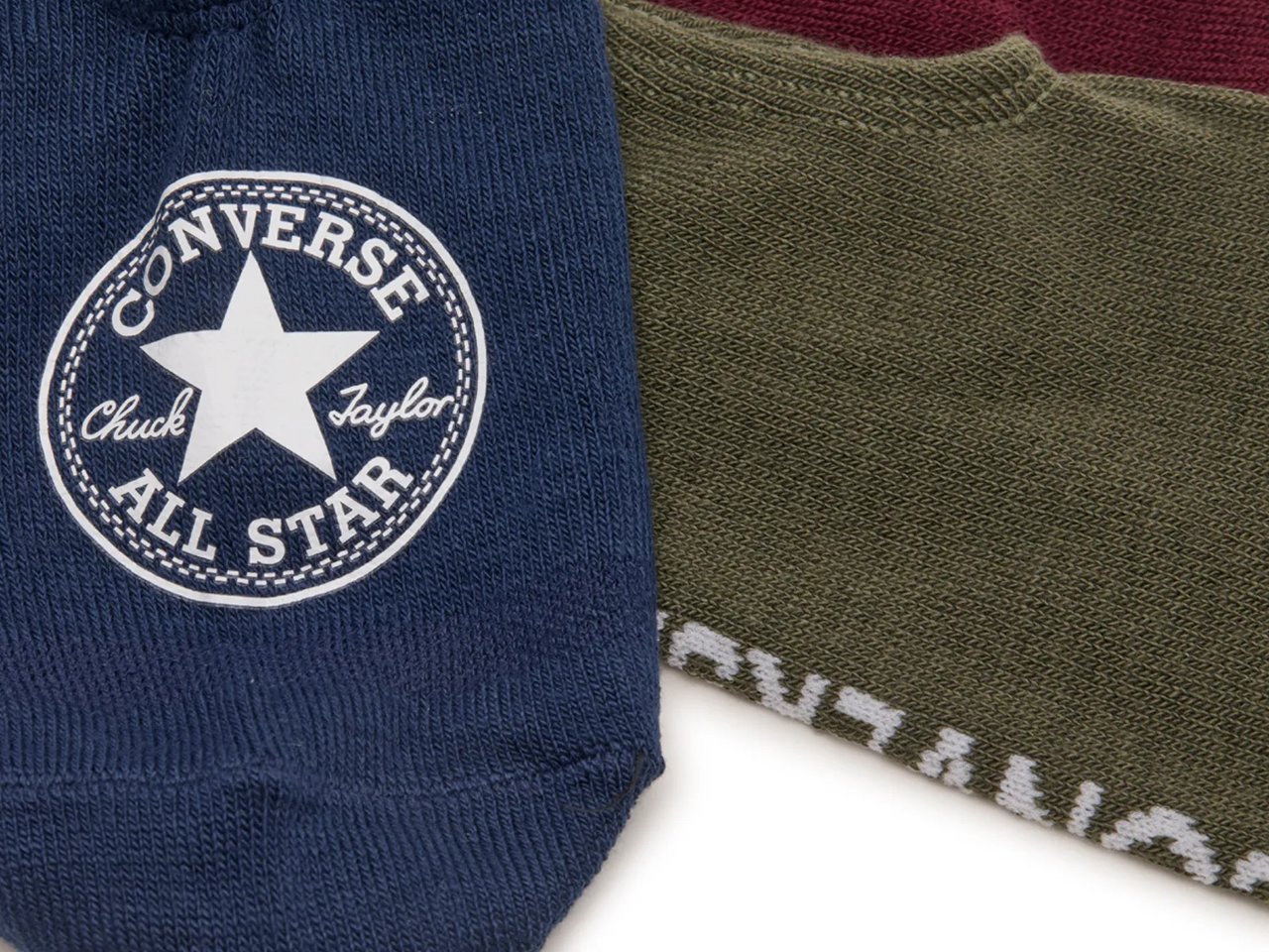 Chucks Patch Men's No Show Socks - 3 Pack