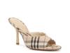 Mews Sandal Tan Plaid Print view