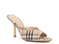 Mews Sandal Tan Plaid Print view