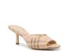 Mews Sandal Light Pink Plaid Print view