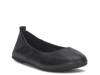 Emmielou Ballet Flat Black Leather view