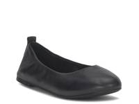 Emmielou Ballet Flat Black Leather view