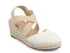 Ashlee Espadrille Wedge Sandal White view