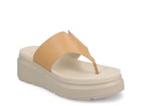 Carah Wedge Sandal Tan view