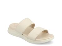 Janis Wedge Sandal Bone White view
