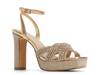 Shimma Platform Sandal Gold Metallic view