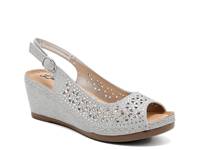 Anita Wedge Sandal Silver Metallic view