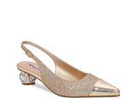 Saphire Pump Gold Metallic view
