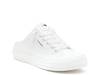Cheery Platform Mule White Canvas view