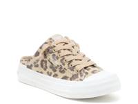 Cheery Platform Mule Beige/Brown Leopard Print Canvas view