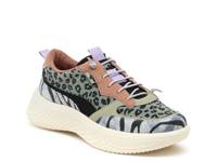 Gravel Sneaker - Women's Green/Grey/Tan & Cheetah/Zebra Print view