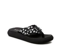 Spotlight Flip Flop Black/White Floral Print view