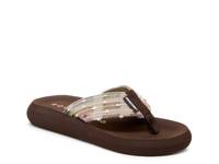 Spotlight Flip Flop Brown/Neutral Stripes view