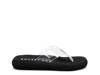 Sunset Flip Flop Black/Clear Lucite view