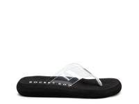 Sunset Flip Flop Black/Clear Lucite view