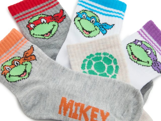 Kids' Mid Crew Socks - 5 Pack