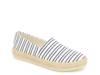 Naveen Espadrille Slip-On White/Navy Stripes view