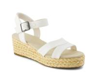 Audrey Wedge Sandal - Women's White view