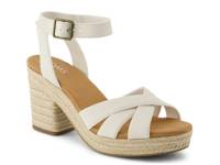 Majorca Platform Sandal - Women's White Leather view