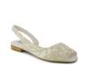Briella Flat - Women's White Textile view