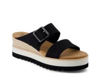 Diana Wedge Sandal - Women's Black view