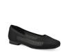 Beslee Ballet Flat Black Fabric view