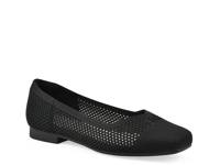 Beslee Ballet Flat Black Fabric view