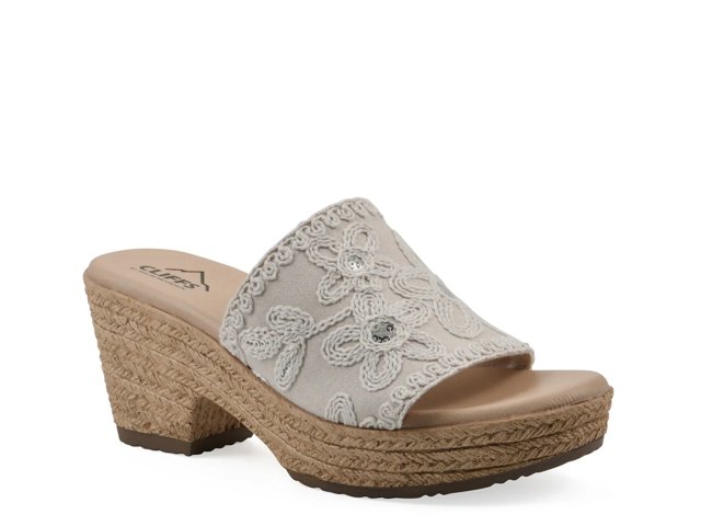 Biancia Espadrille Platform Sandal