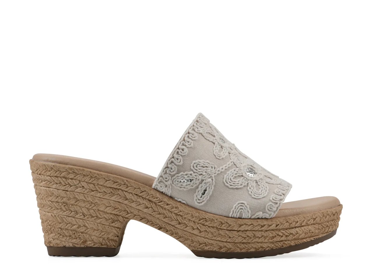 Biancia Espadrille Platform Sandal
