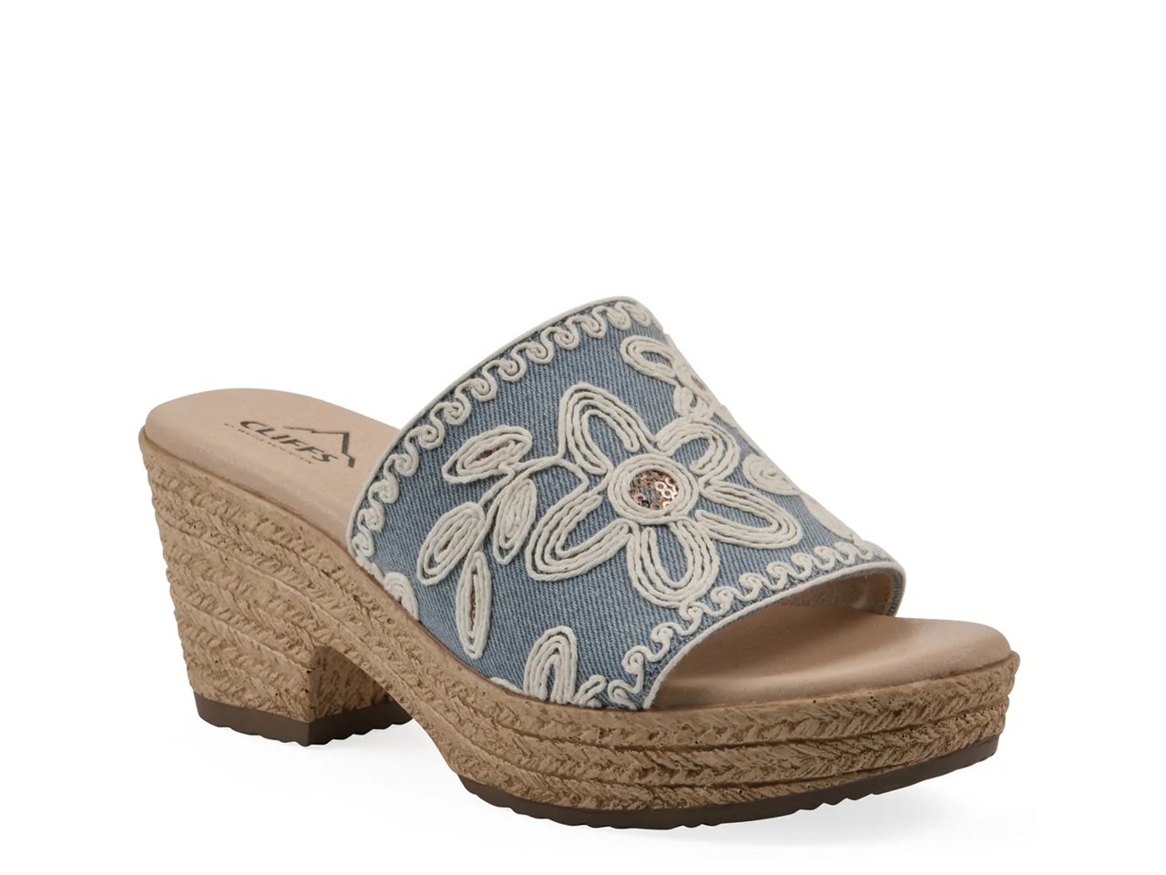 Biancia Espadrille Platform Sandal