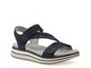 Hapford Sandal Navy Nubuck view