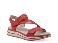 Hapford Sandal Red Nubuck Leather view