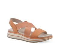 Hapley Wedge Sandal Peach Nubuck view