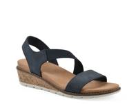 Tinnley Wedge Sandal Navy view