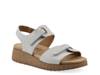 Gelato Wedge Sandal White Leather view