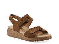 Gelato Wedge Sandal whiskeysuede view