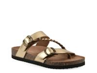 Hammy Sandal Gold Leather view