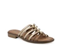 Mazy Sandal Gold Metallic view