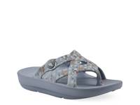 Rip Sandal Light Blue Floral Print view